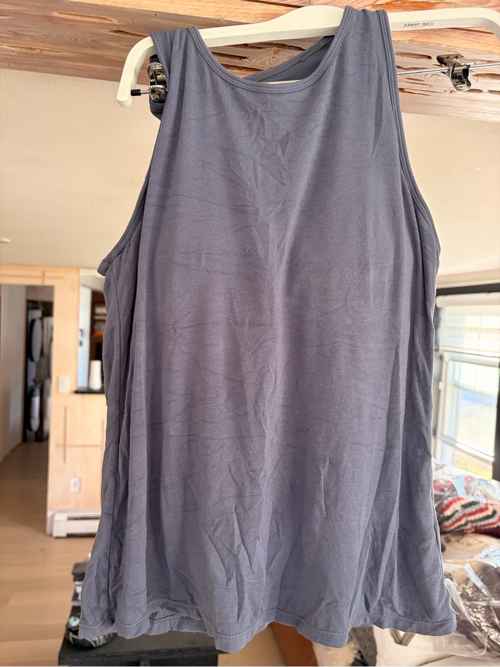 KLASSY Tank Top in Slate Blue size large